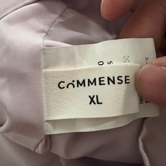 Commense Satin Backless Bow Detail Short Dress XL - Picture 7 of 8